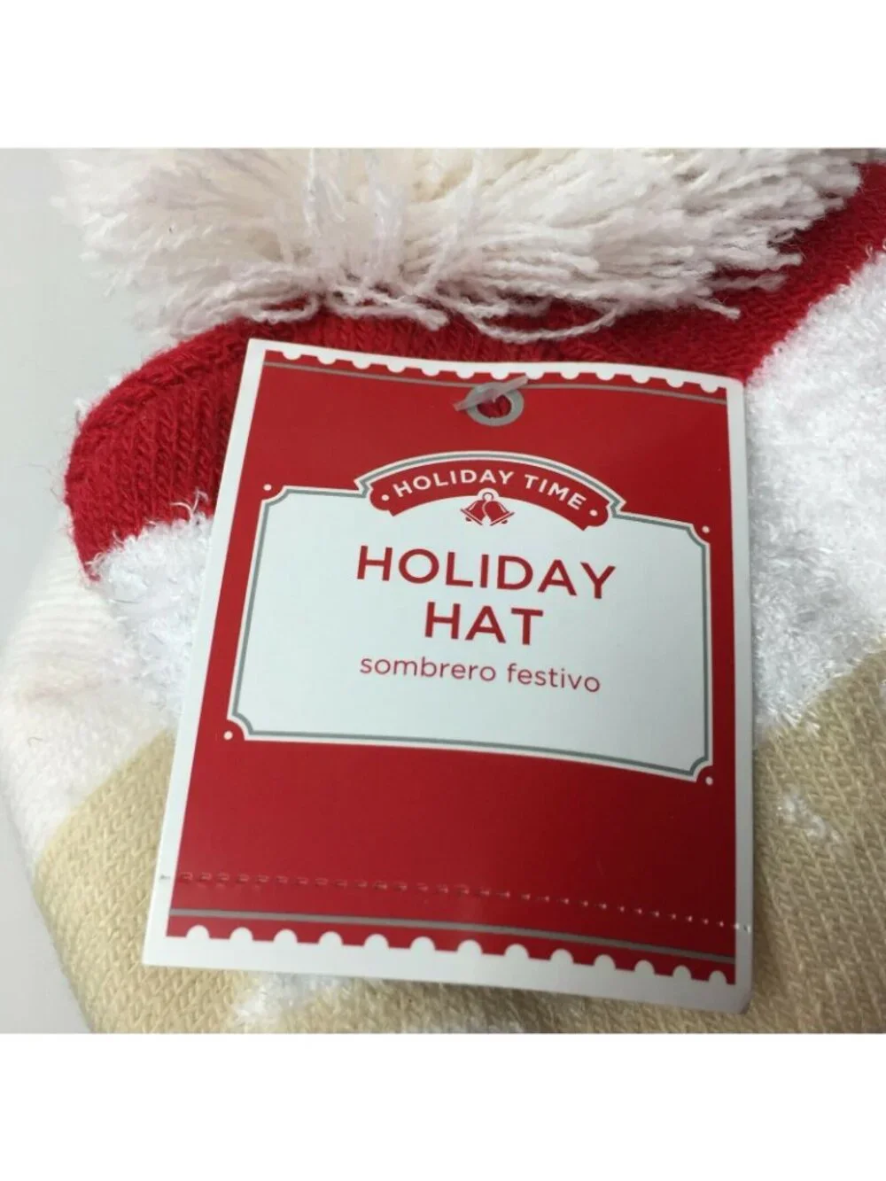 Holiday Time Unisex Children's Santa Laplander Hat Googly Eyes Christmas Festive